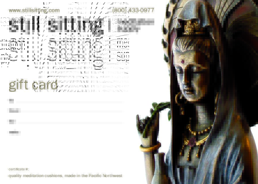 Still Sitting Gift Certificate